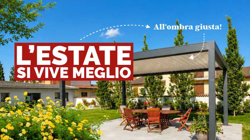 Come valorizzare giardino e terrazzo con una pergola su misura